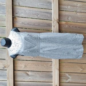 🏵️ Lavender Label Vera Wang Grey Bejeweled Sheath 🏵️